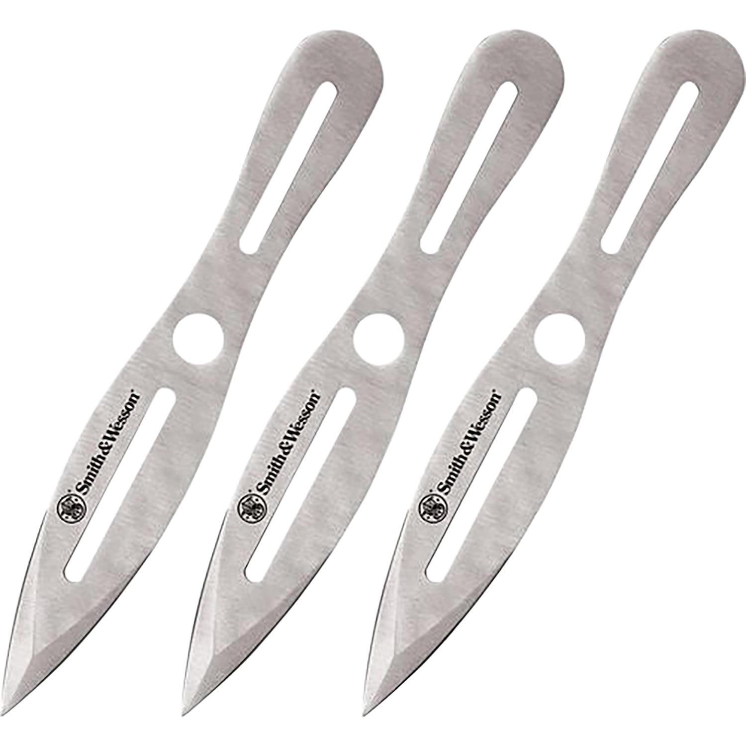 Smith & Wesson Knives SWTK10CP S&W Throwing Knives 5" Fixed Dual Edge...-img-0