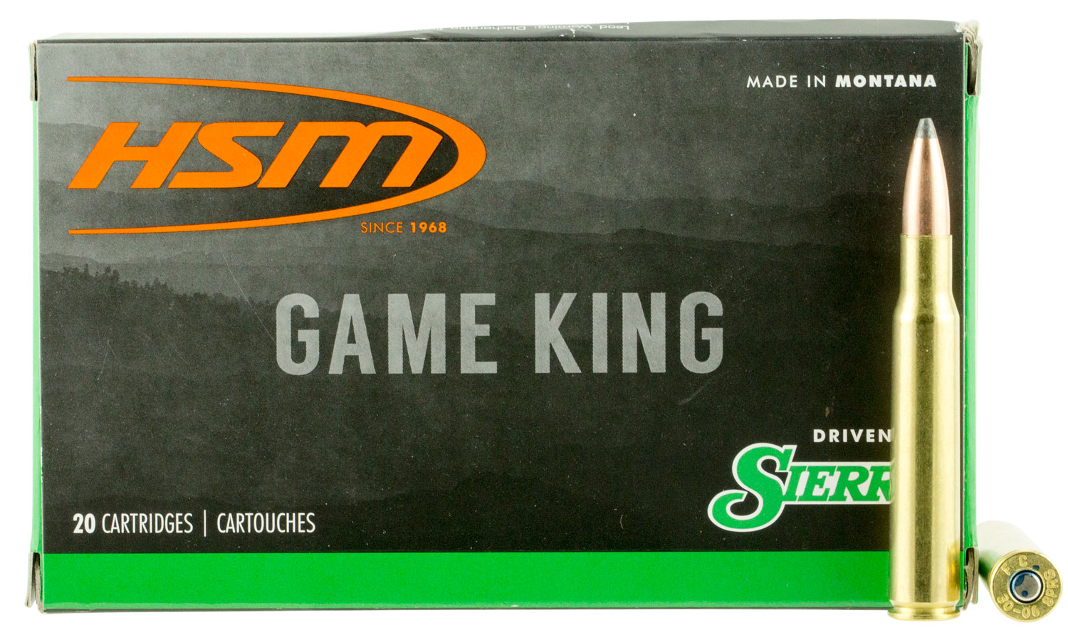 HSM 300641N Game King 30-06 Springfield 180 gr Sierra GameKing Spitzer-img-0