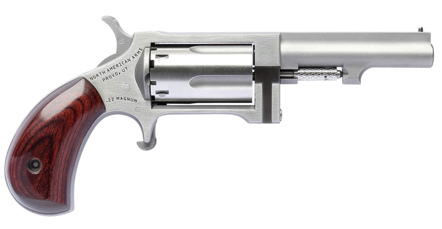 North American Arms Sidewinder Pistol 22 Mag 2.5" Barrel Swingout Cylinder - NAA - 22 Magnum
