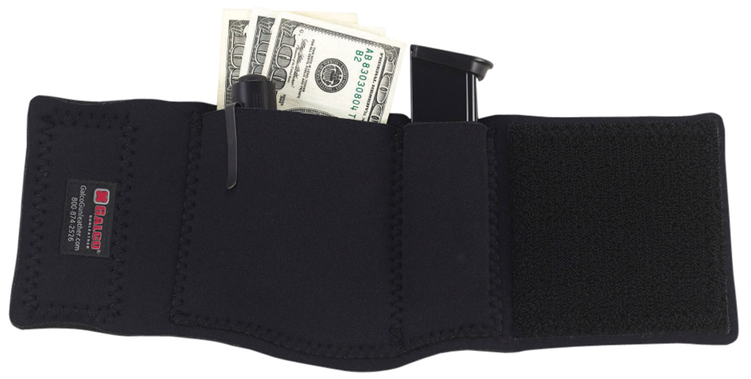 Galco CAS Ankle Safe  Fits Springfield SA-35 13 Hook & Loop Mount Black Neoprene