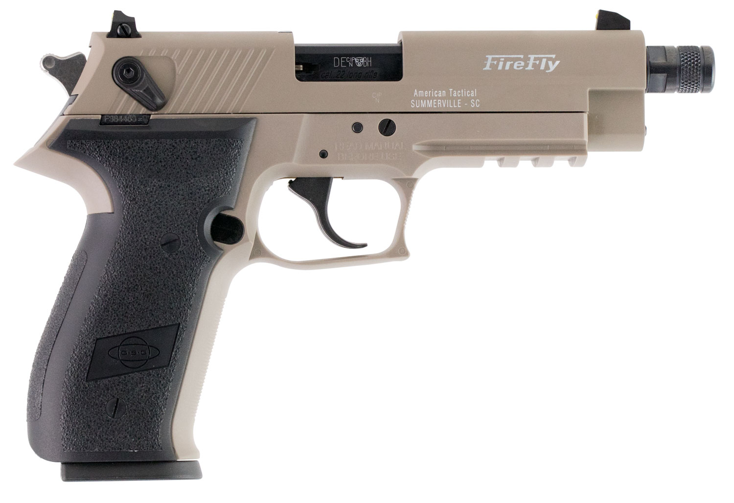 GSG Firefly .22LR 4.9" Barrel Tan Pistol - GSG - Best Price $224.99