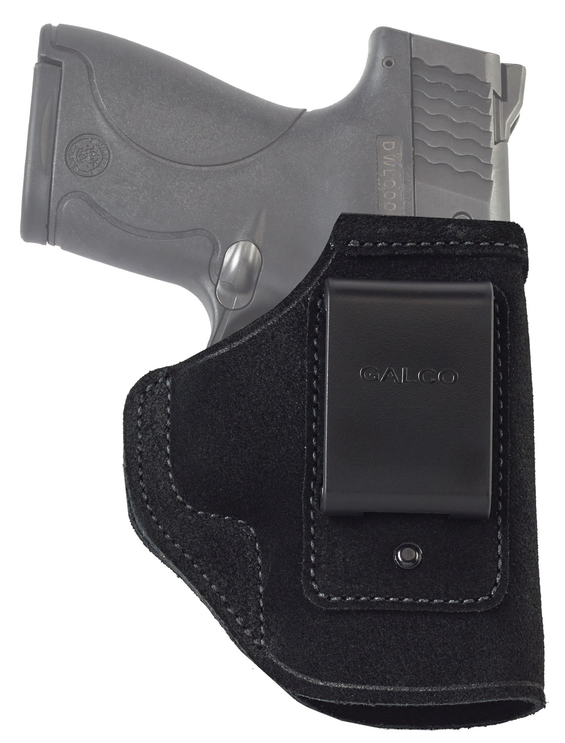 Galco STO658B Stow-N-Go IWB Black Leather Belt Clip Fits S&W M&P Shield...-img-0