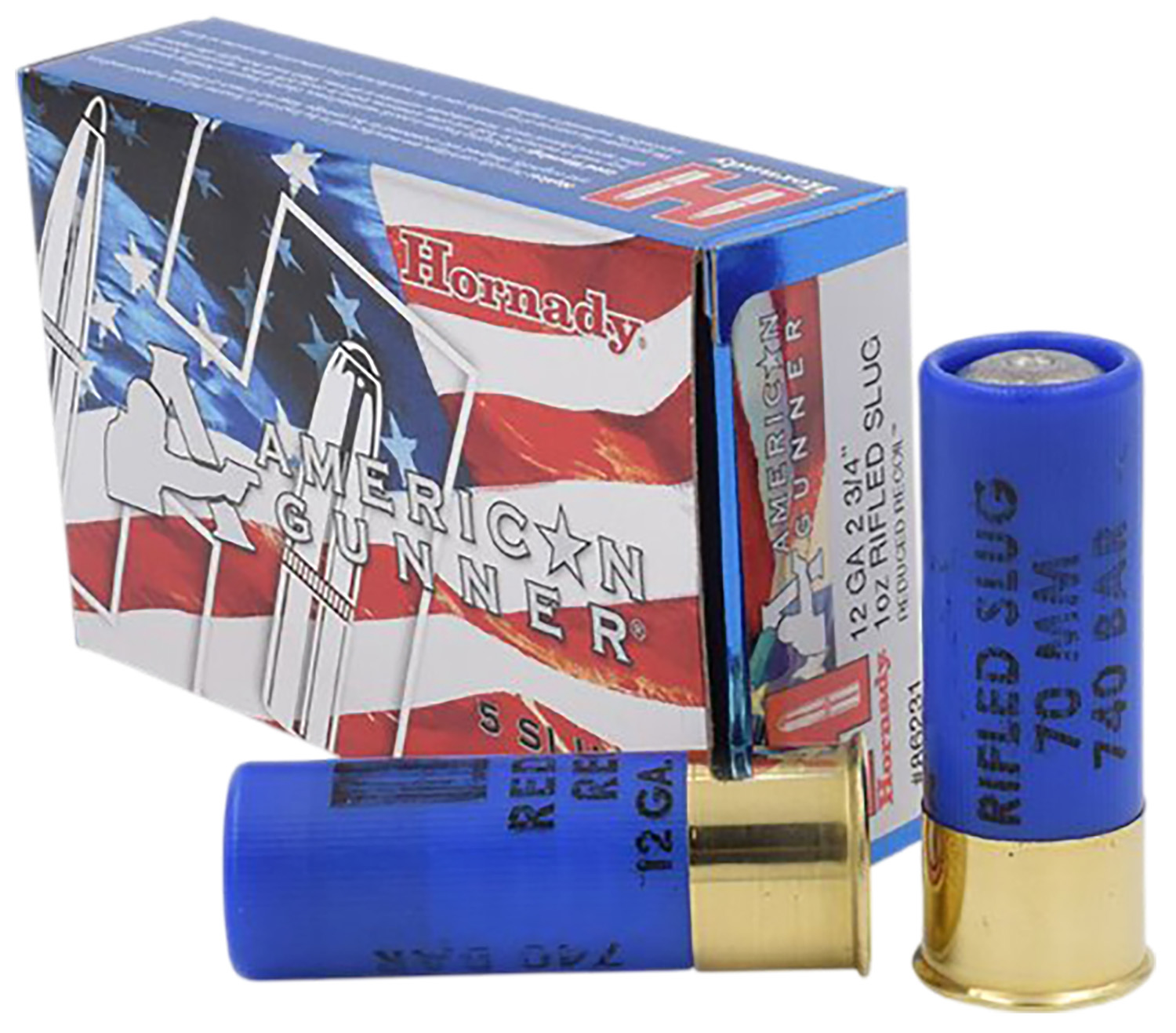 Hornady 86231 American Gunner  12 Gauge 2.75 1 oz Rifled Slug Shot 5 Per Box/ 20 Case