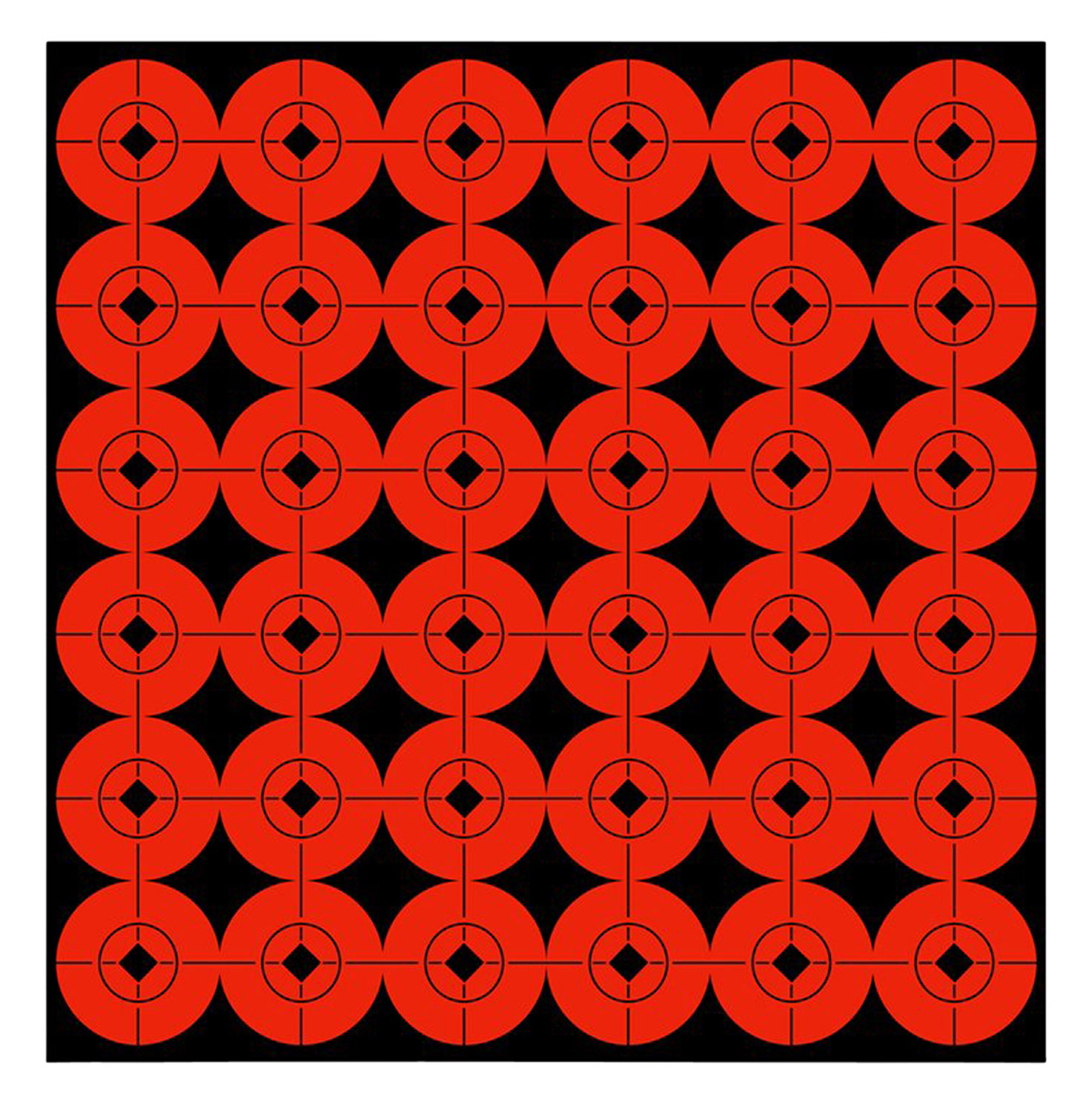 Birchwood Casey 33901 Target Spots  Self-Adhesive Paper Black/Orange 1 Bullseye 360 Pack