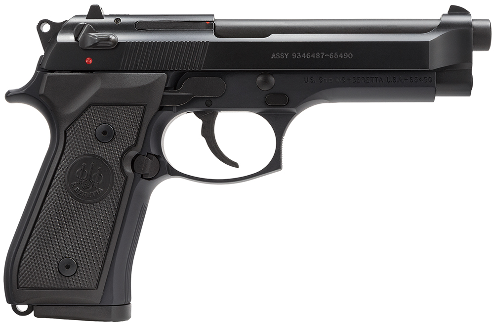 Beretta USA J92M9A0M M9 Full Size Frame 9mm Luger 15+1 4.90" Steel... - Beretta - 9mm