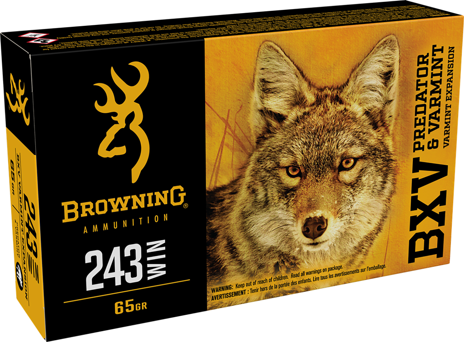 Browning BXV 243 Win 65gr – Explosive Varmint Expansion Polymer Tip Predator Ammo, 20 Rounds 2 Browning BXV 243 Win 65gr – Explosive Varmint Expansion Polymer Tip Predator Ammo, 20 Rounds - Image 2