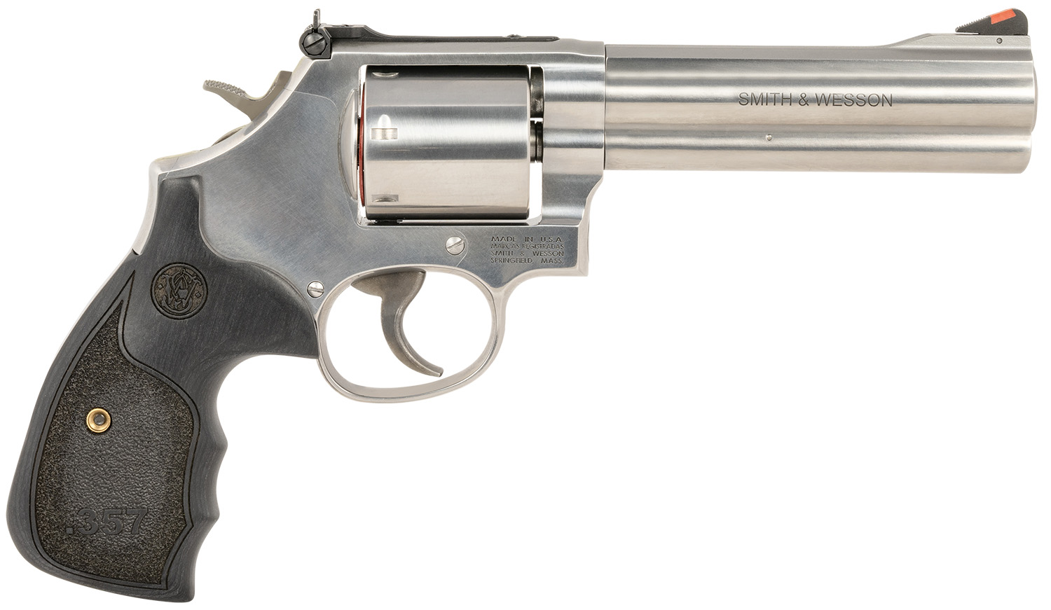 Smith & Wesson Model 686 Plus 357 Mag or 38 S&W Spl +P Stainless Steel-img-0