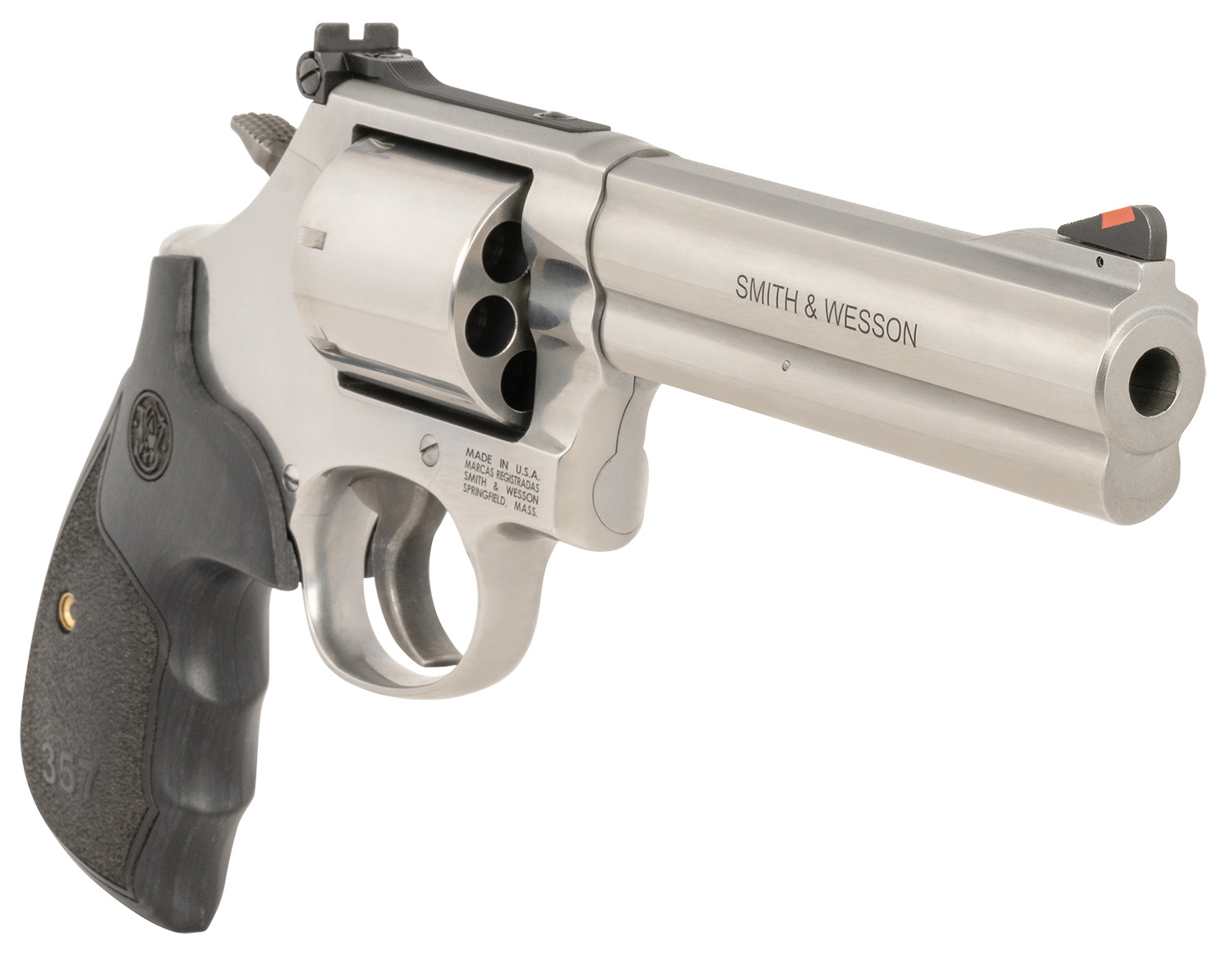Smith & Wesson Model 686 Plus 357 Mag or 38 S&W Spl +P Stainless Steel-img-1
