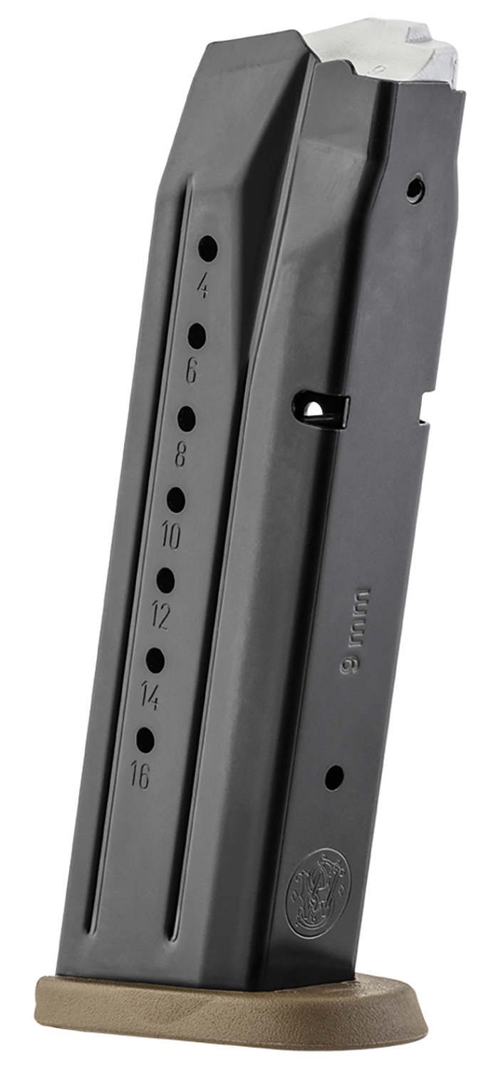 Smith & Wesson 3007345 M&P 9mm Luger 17 Round Magazine Steel Black - Smith & Wesson - 9MM