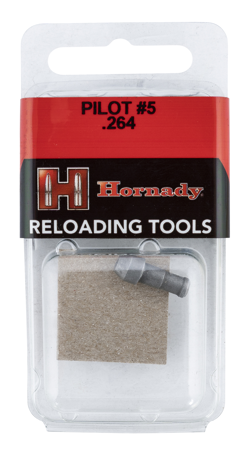 Hornady 390947 Cam Lock Pilot .264 Silver 6.5 Creedmoor Steel