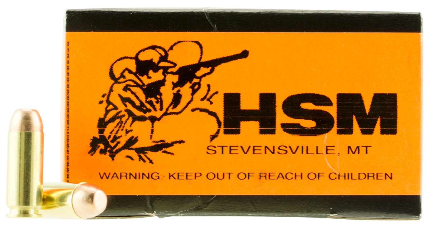 HSM 10MM2N 10mm Auto 180gr FMJ Ammo 50 Rounds 1150fps 529ft-lbs