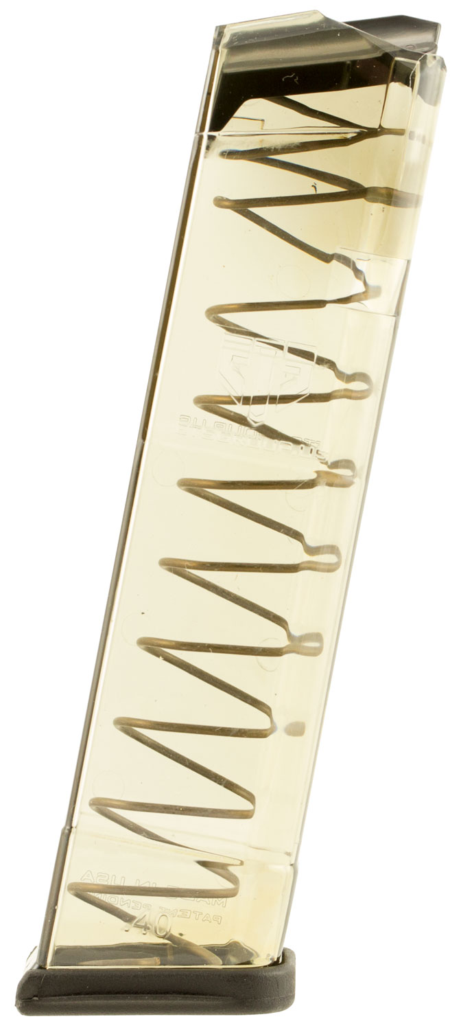 ETS GLK22140 19rd .40 S&W Clear Polymer Mag for Glock 22/23/27/35 Gen1-4 - Elite Tactical Systems - 40 S&W