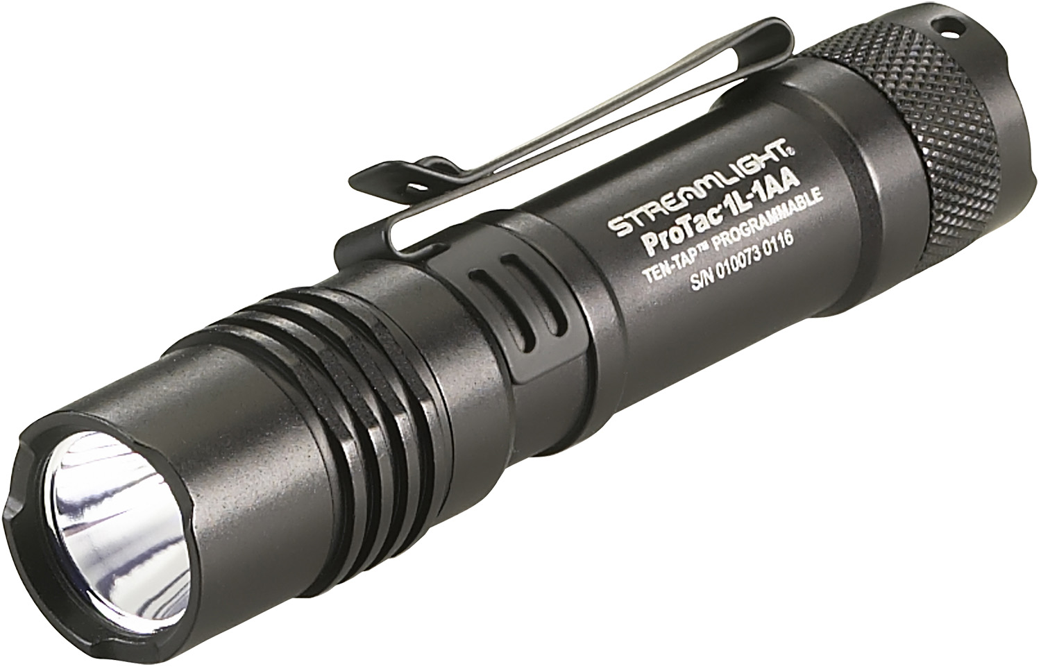 Streamlight 88061 ProTac 1L-1AA Everyday Carry Flashlight  Black Anodized 40/150/350 Lumens White C4 LED Streamlight 88061 ProTac 1L-1AA Everyday Carry Flashlight  Black Anodized 40/150/350 Lumens White C4 LED