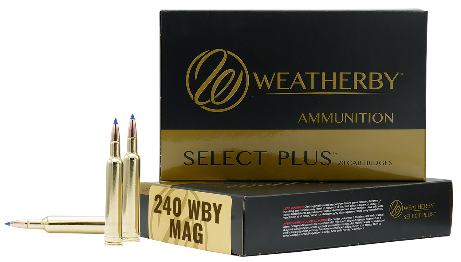 Weatherby B24080TTSX 240 Weatherby Magnum 80 Grain Lead Free 20 Rounds