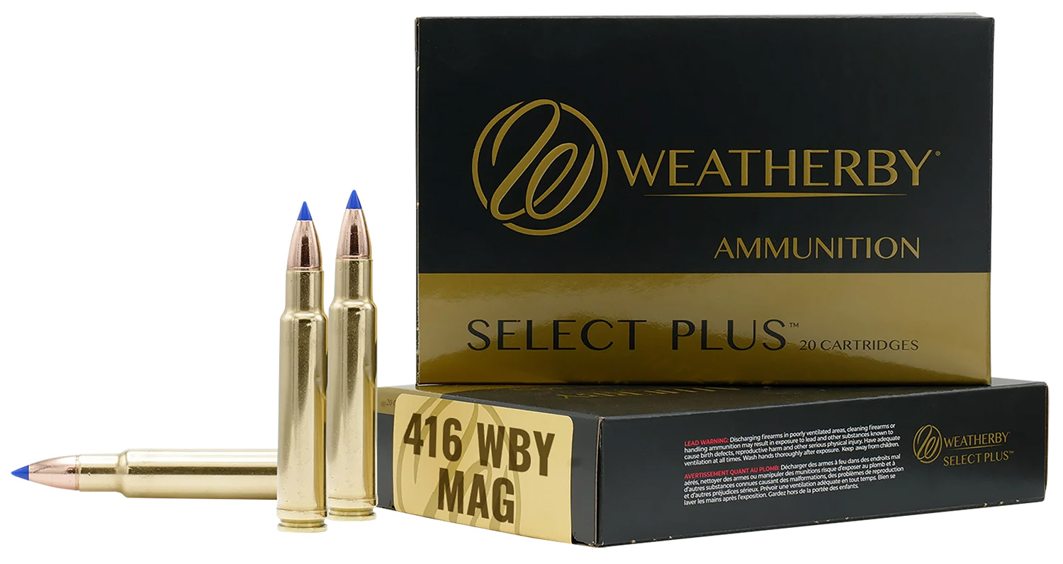Weatherby B416350TTSX 416 Weatherby Magnum 350 Grain Lead Free 20 Rounds