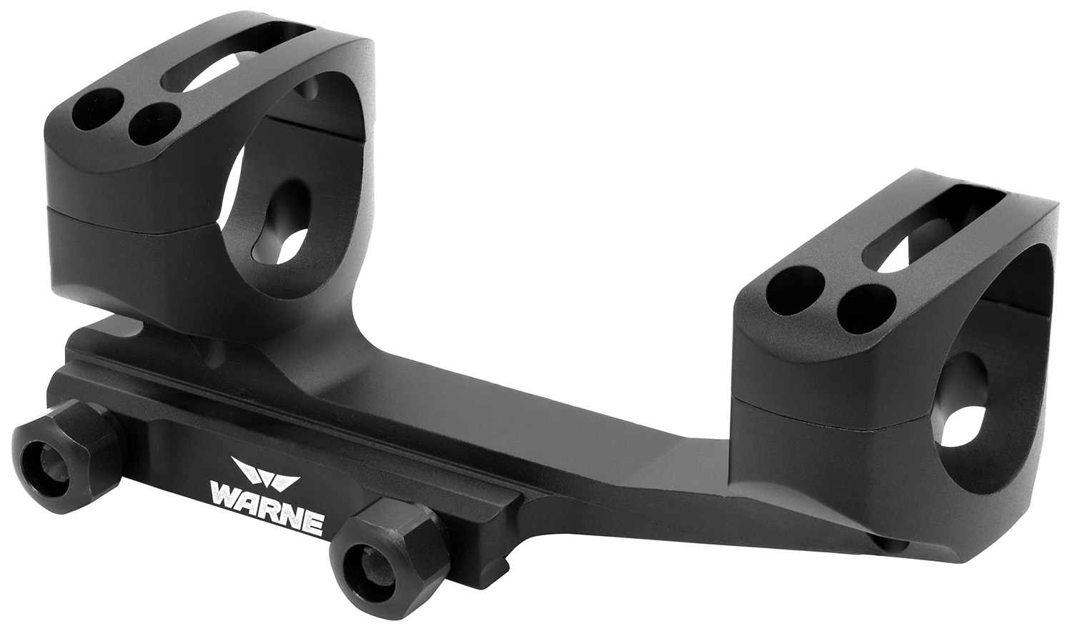 Warne XSKEL30TW X-SKEL Scope Mount/Ring Combo Black Anodized 30mm - Warne - X-SKEL