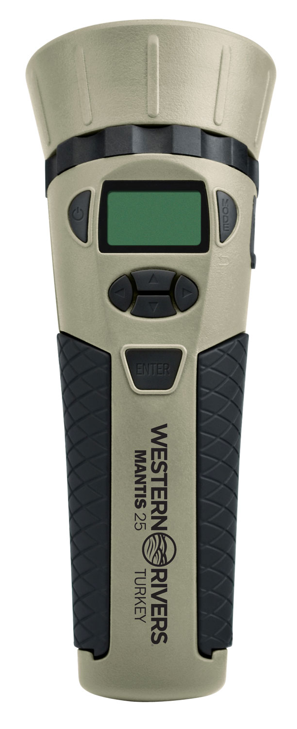 Western Rivers GC25TKY Mantis Turkey Call, 25 Sounds, Tan, Portable