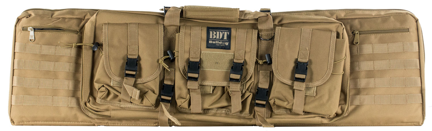 Bulldog BDT6043T Tactical Rifle Bag 43 in Tan Nylon Double Capacity