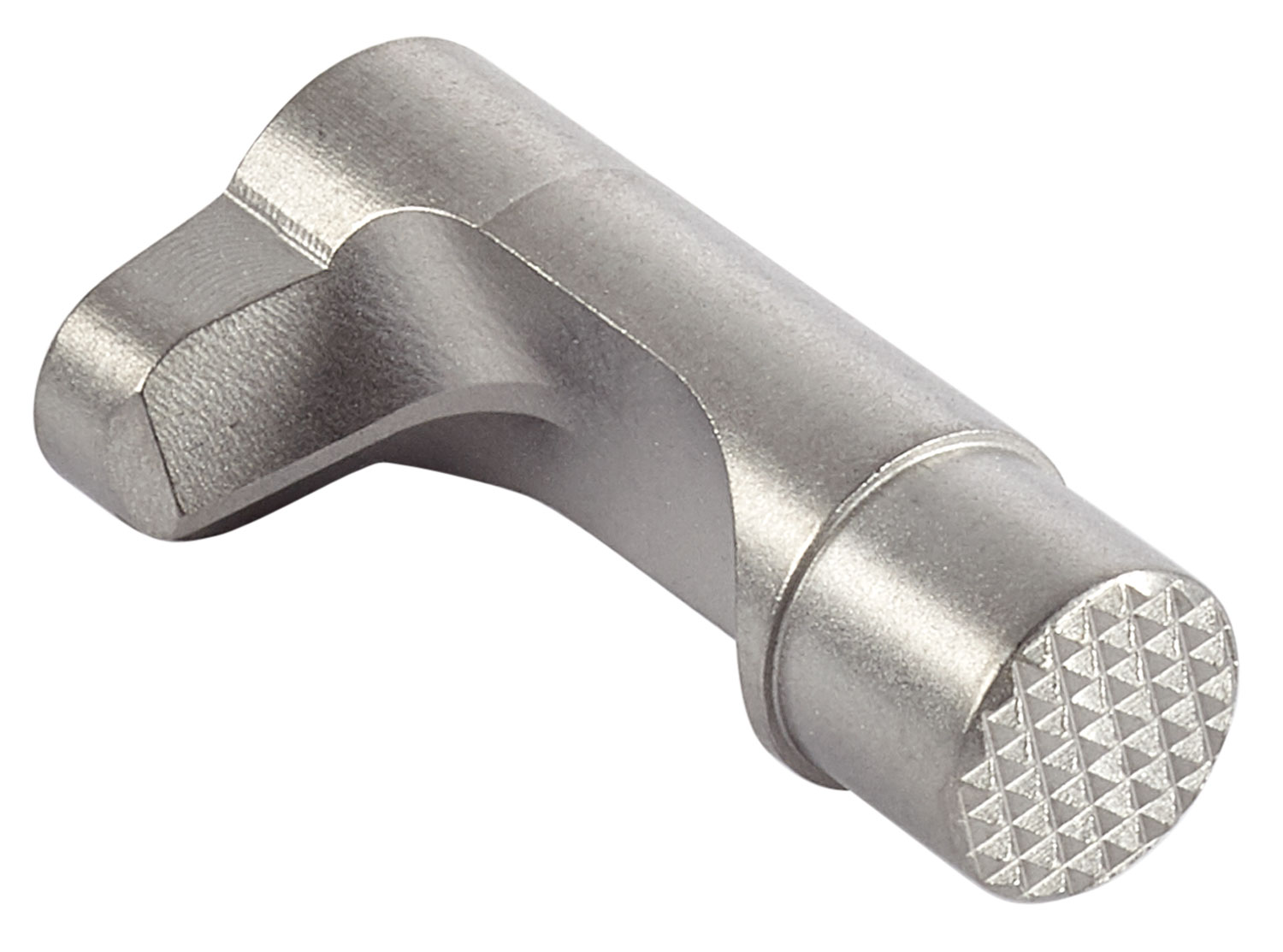 Wilson Combat 31TSBP 1911 Magazine Release Stainless Steel Checkered 30 LPI - Wilson Combat - BULLET PROOF for sale at TheGunDock