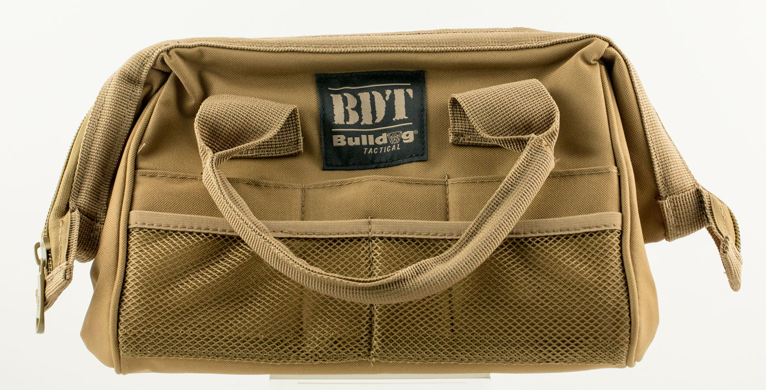 Bulldog BDT405T Ammo Bag Tan 10 External Pockets Reinforced Steel Frame