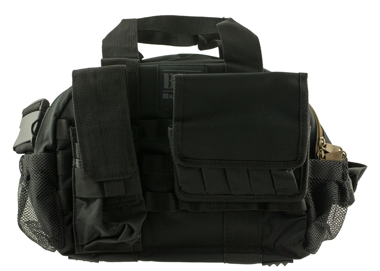BULLDOG CASES BDT Tactical Black Range Bag with MOLLE Mag Pouches (BDT940B)