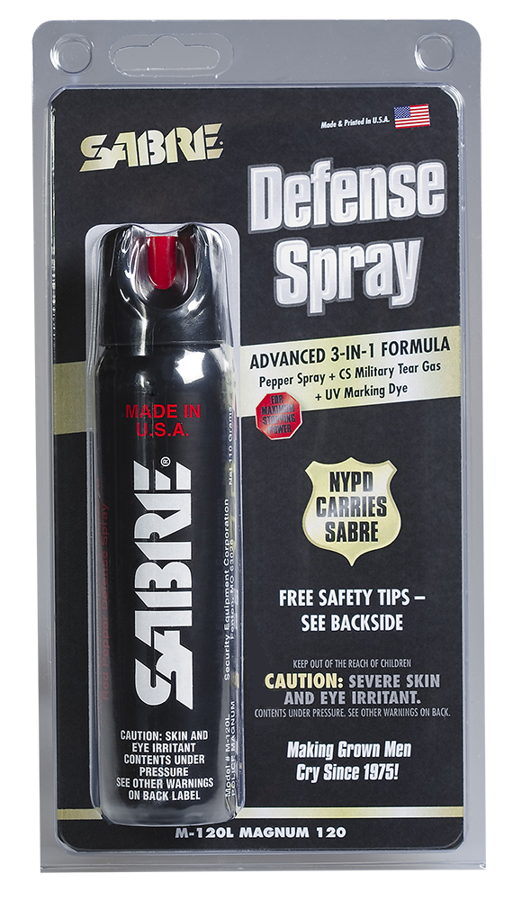 Sabre Police Magnum 120 Self Defense Spray - 4.36 oz - Sabre - 4.36 OZ