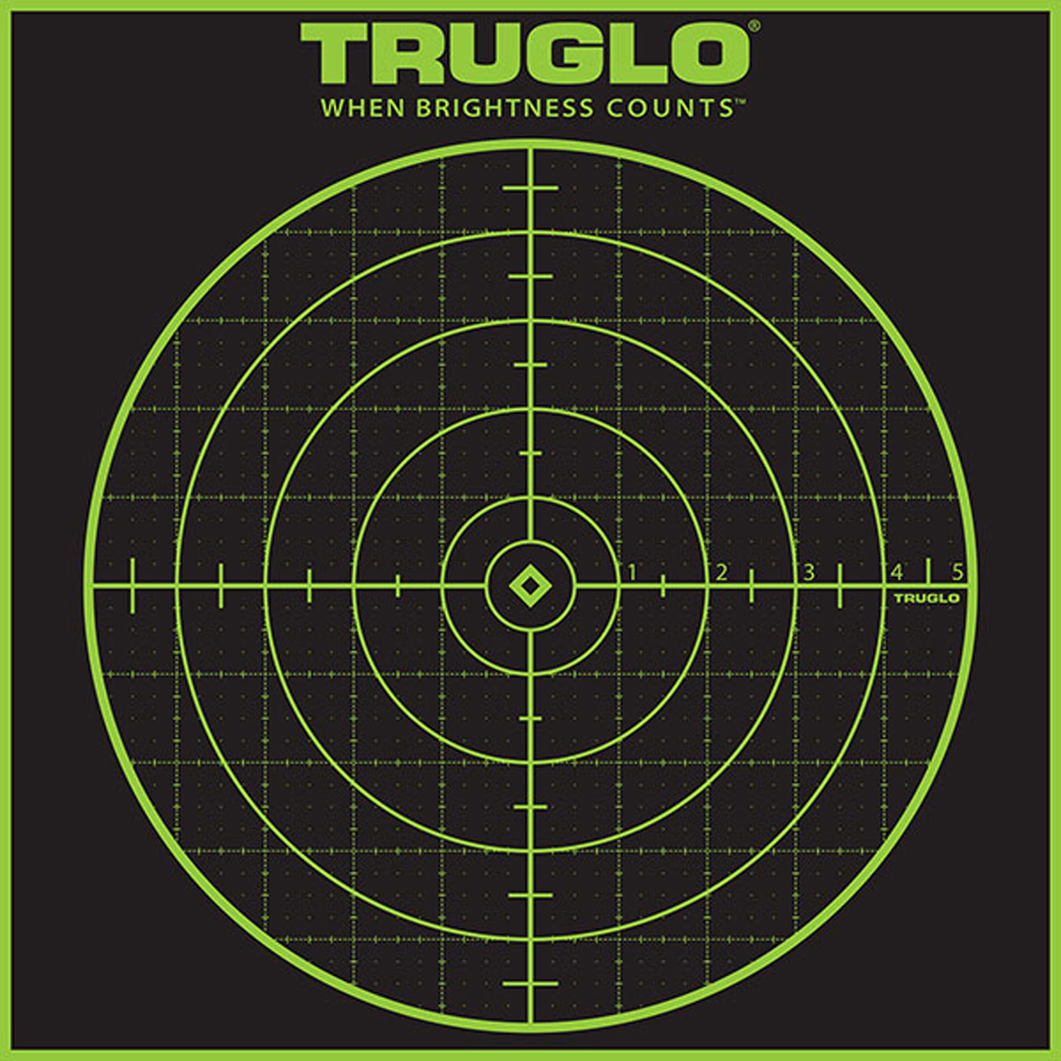 TruGlo TG10A12 Tru-See Grid Self-Adhesive Heavy Paper Black/Green...