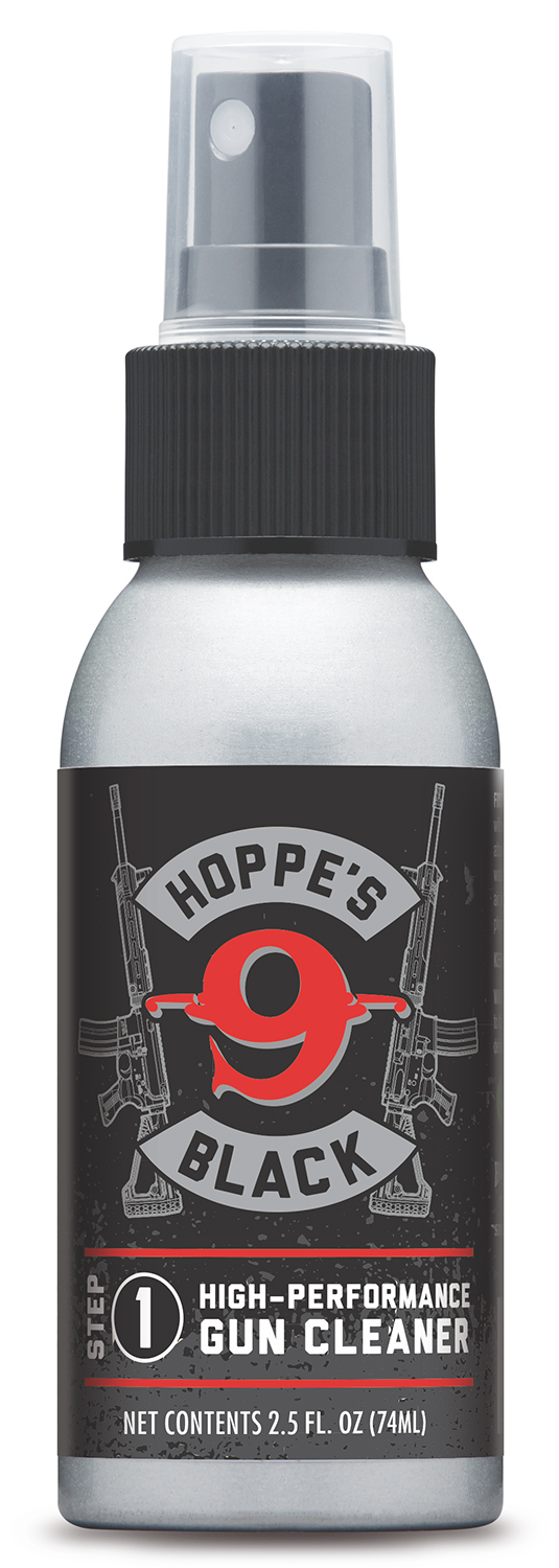Hoppe's HBC2 Black Gun Cleaner Removes Oil Grease & Dirt 2.50 oz. Aluminum Pump Bottle