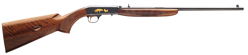 Browning 021002102 SA-22 Grade VI Semi-Auto 22 LR Caliber 10+1 Capacity 19.30" Barrel Polished Blued Metal Finish Gloss American Walnut Stock Right Hand Full Size