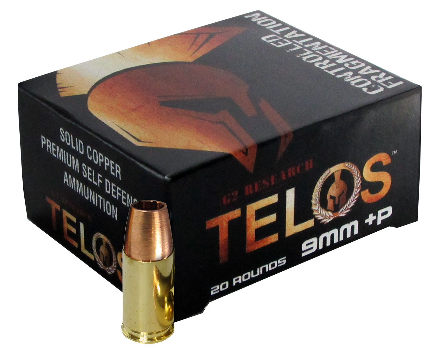 G2 Research G00619 Telos 9mm Luger +P 92 gr Fracturing Copper Hollow...-img-0
