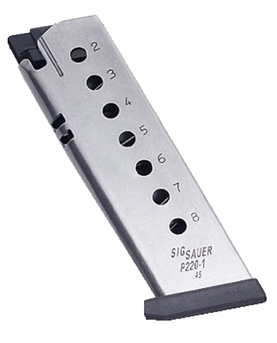 Sig Sauer MAG220458 P220  8rd 45 ACP For Sig P220 Stainless Steel