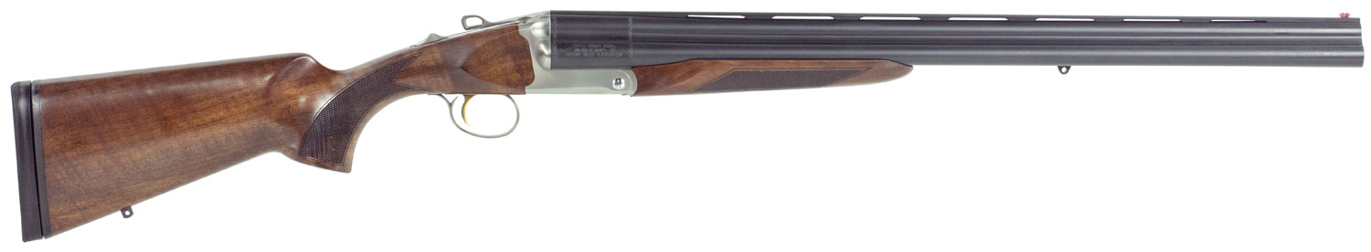 Charles Daly 930080 Triple Crown  20 Gauge 3+1 3 26 Vent Rib Blued Tripled Barrel, Silver Finished Steel Receiver, Oiled Walnut Fixed Checkered Stock, Includes 5 Chokes