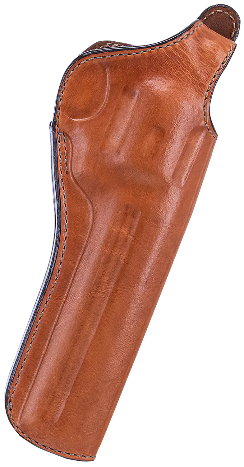 Bianchi 111 Cyclone Holster - Tan Leather, Fits Colt KC/Python/Trooper, Ruger GP100, S&W 586/686, Taurus 669/689, S&W 15/715 - Right Hand Belt Loop Mount