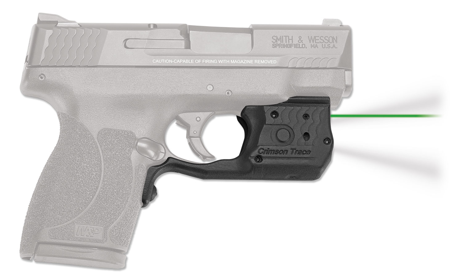 Crimson Trace 01-6970-1 LL-808G Green Laserguard Pro for M&P Shield .45 ACP