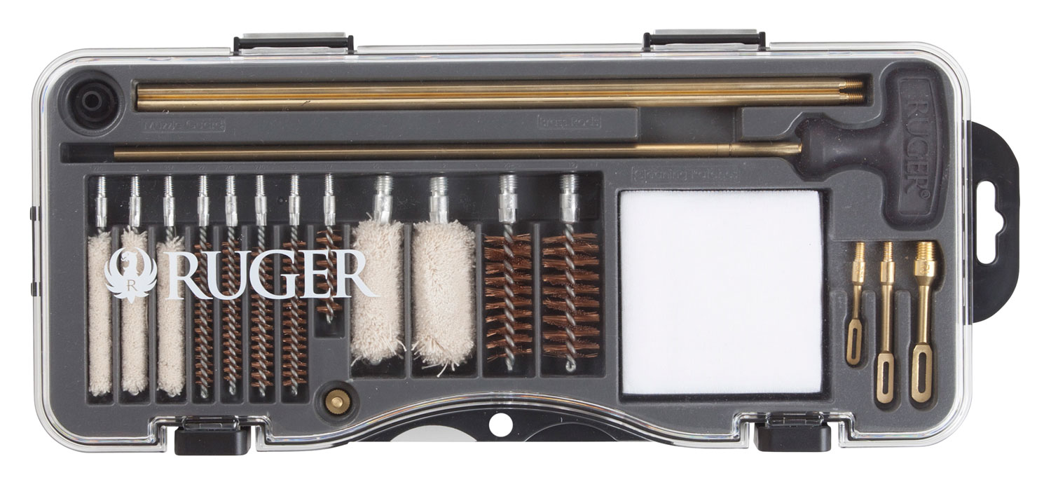Allen Ruger Rimfire Cleaning Kit 27826 - .22 to 12 Gauge Rifle/Shotgun Cleaning Kit - Ruger - .22 CAL TO 12 GA