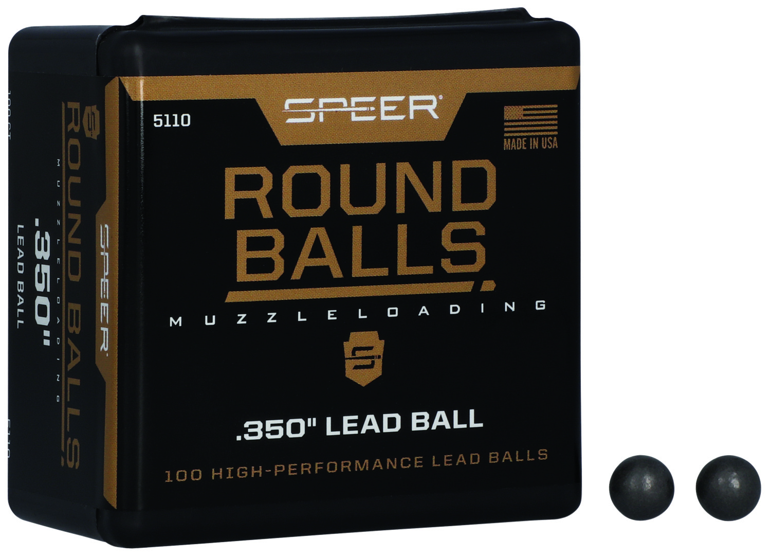 Speer 5110 Lead Balls  36Cal Lead Ball 64gr 100 Per Box/5 Case