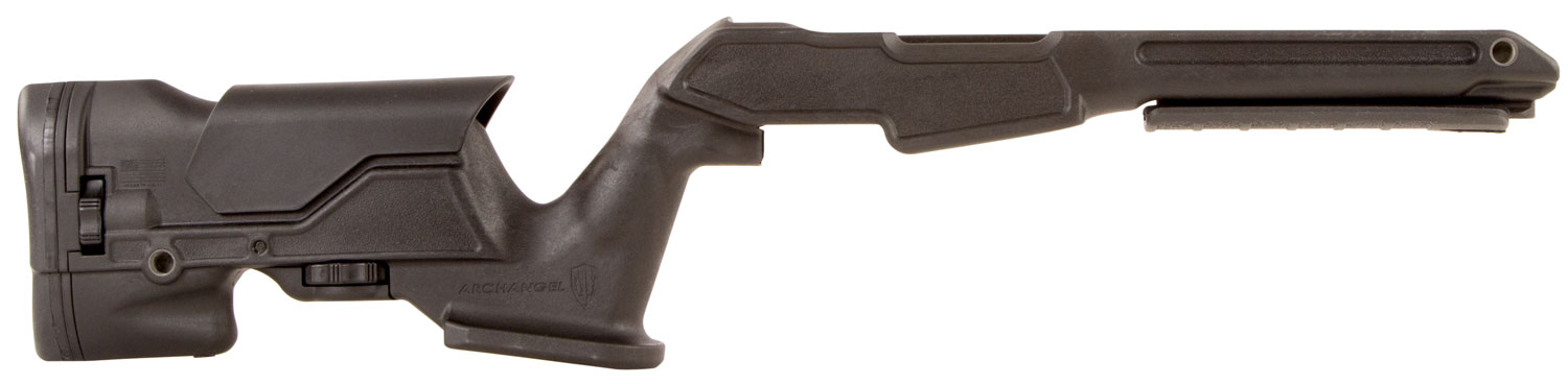 Archangel AAP1022 Stock Ruger 10/22 Black Synthetic Adjustable 13-14.25 in - ProMag Industries - RIFLE