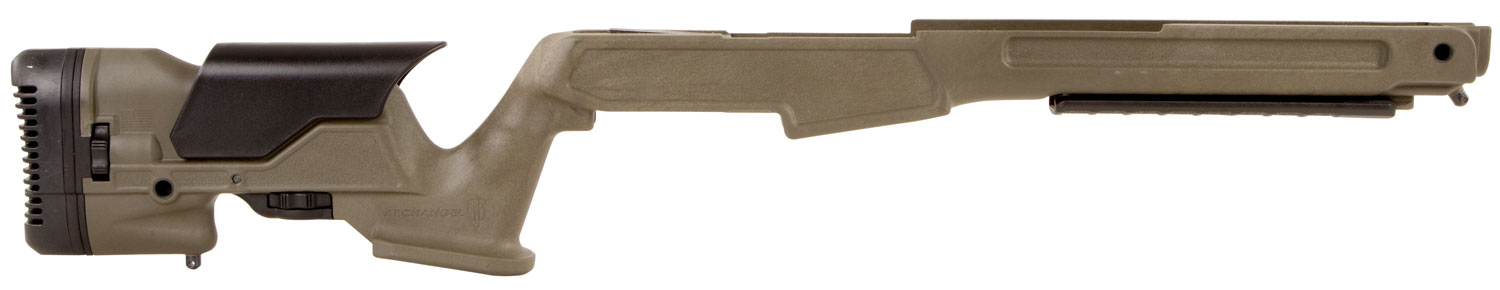 Archangel AAM1AOD Precision Stock OD Green Synthetic Fixed with Adjusta... - Pro-Shot Products - RIFLE