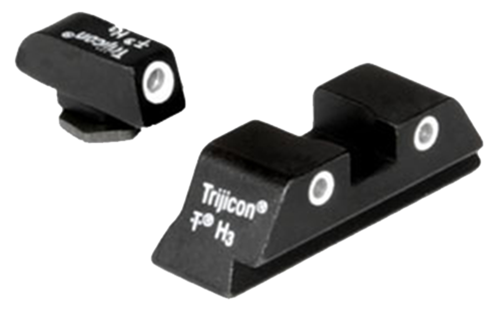 Trijicon 600227 Bright & Tough Night Sights  Green/Tritium White Outline Front Sight-Green/Tritium White Outline Rear Sight Glock 20/21 Large Frame Trijicon 600227 Bright & Tough Night Sights  Green/Tritium White Outline Front Sight-Green/Tritium White Outline Rear Sight Glock 20/21 Large Frame