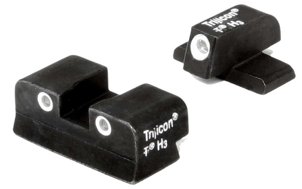 Trijicon 600465 Bright & Tough Night Sights  Green/Tritium White Outline Front Sight-Green/Tritium White Outline Rear Sight Sig Sauer .40 S&W/.45 ACP #6 Front/#8 Rear Trijicon 600465 Bright & Tough Night Sights  Green/Tritium White Outline Front Sight-Green/Tritium White Outline Rear Sight Sig Sauer .40 S&W/.45 ACP #6 Front/#8 Rear