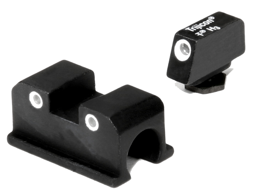 Trijicon 600505 Bright & Tough Night Sights  Green/Tritium White Outline Front Sight-Green/Tritium White Outline Rear Sight Walther Arms P99/PPQ/PPQ M2