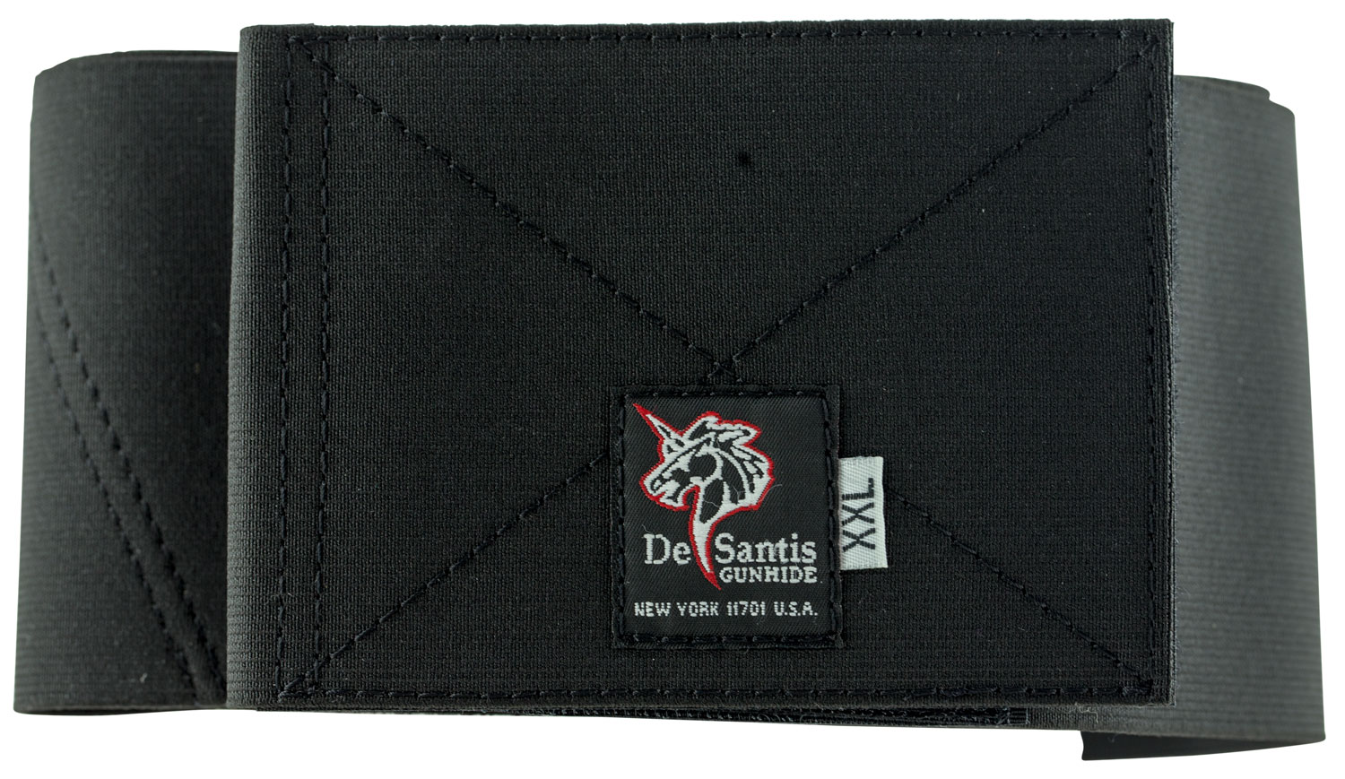 DeSantis 061BJG4Z0 Option 4 Black XL Nylon Belly Band Holster 44"-50" Waist