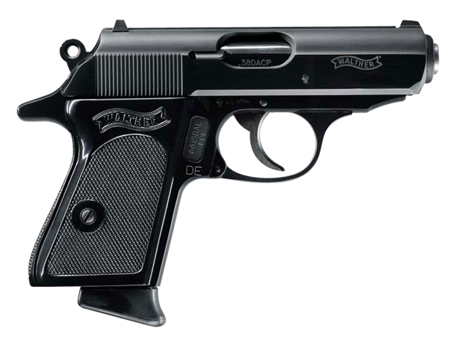 Walther Arms 4796002 PPK 380 ACP 6+1 3.30" Black Steel Barrel, Black...-img-0
