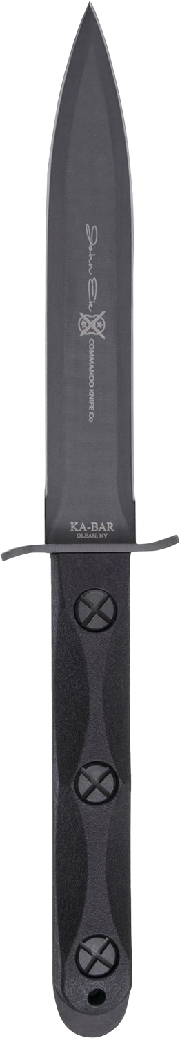 Ka-Bar EK44 6.63" Double Edge Spear Point 1095 Cro-Van Blade, GRN Handle