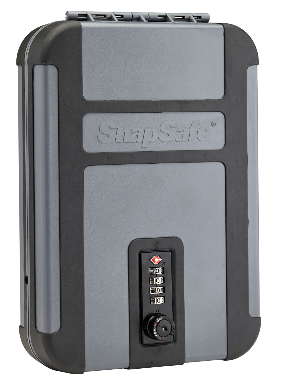 SnapSafe 75241 TrekLite Lock Box XL Combination Entry Gray Polycarbonate Holds 1 Handgun 10 W x 7 H x 2 D