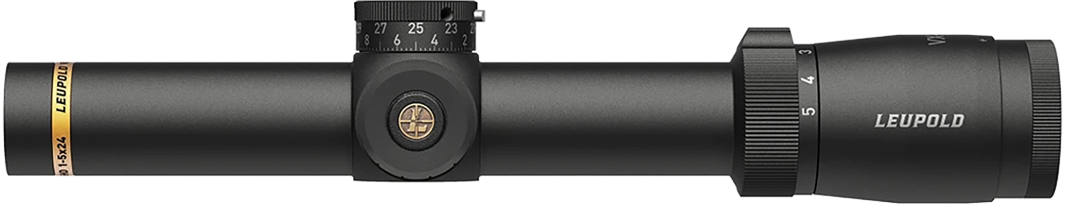 Leupold 172367 VX-5HD CDS Matte Black 1-5x24mm 30mm Tube Illuminated FireDot Duplex Reticle