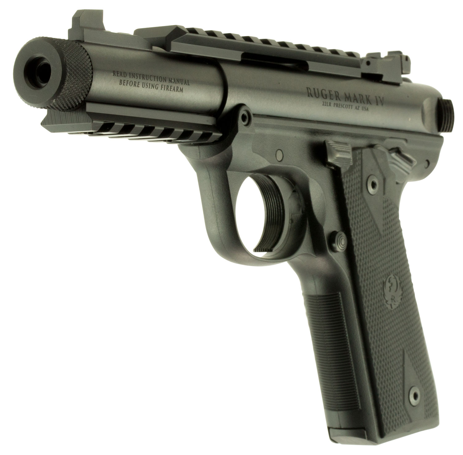 Ruger Mark IV 22/45 Tactical Pistol 22 Long Rifle 4.4