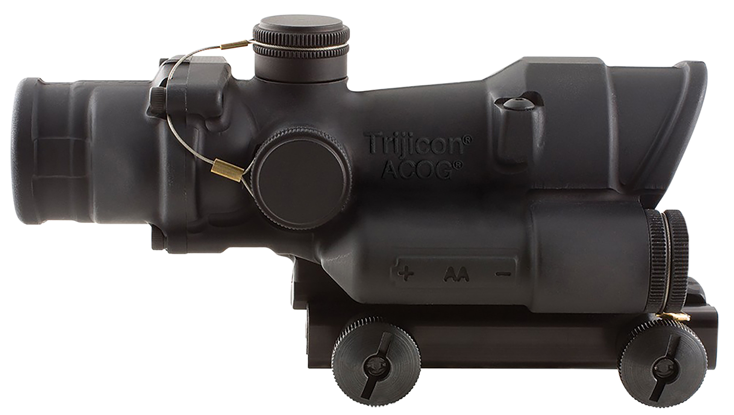 Trijicon 100394 ACOG 4x32mm LED Red Horseshoe Dot Matte Black Scope - Trijicon - 32MM