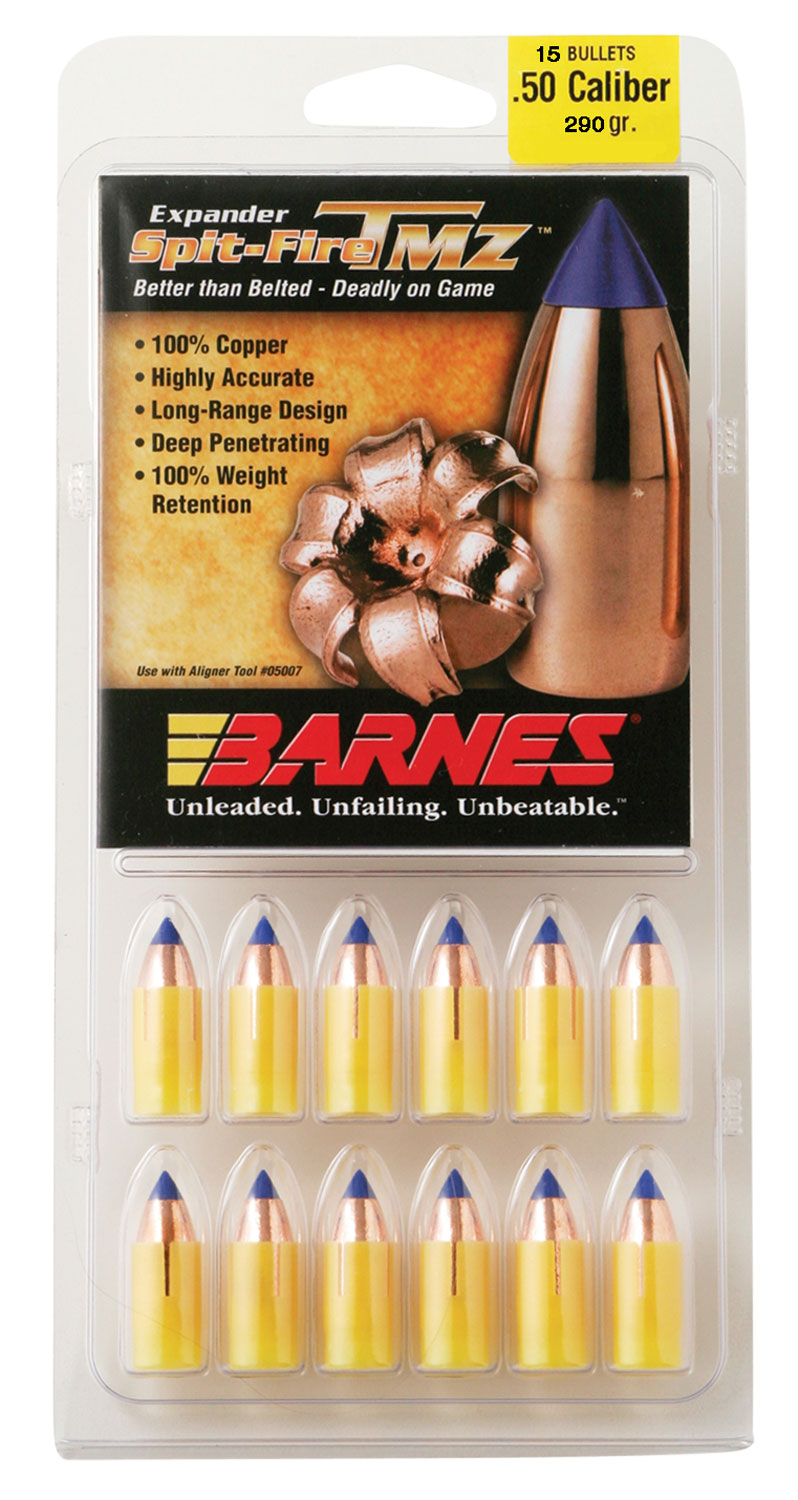 Barnes Bullets 30594 Spit-Fire TMZ Muzzleloader 50 Spit-Fire TMZ 290gr 15rd/Box