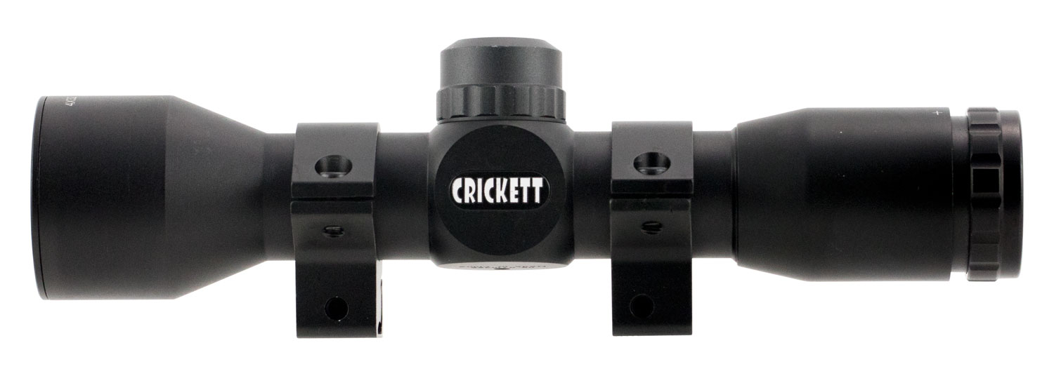 Crickett KSA054 Quick Focus  Black 4x32mm 1 Tube Mil-Dot Reticle